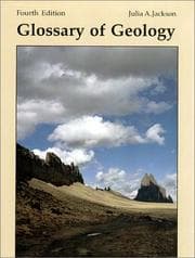 Tapa de Glossary of geology