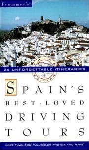 Tapa de Frommer's Spain's Best-Loved Driving Tours