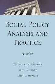Tapa de Social policy analysis and practice