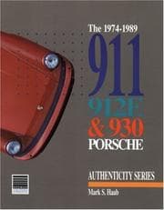 Tapa de 1974-1989 911, 912E and 930 Porsche (Authenticity)