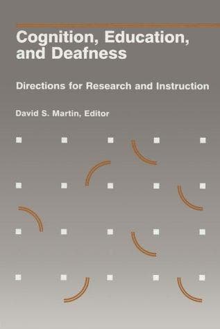 Tapa de Cognition, Education, and Deafness
