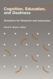 Tapa de Cognition, Education, and Deafness