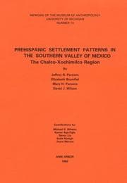 Tapa de Prehispanic settlement patterns in the southern valley of Mexico
