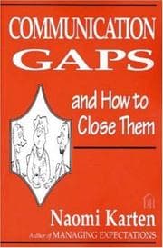 Tapa de Communication gaps and how to close them
