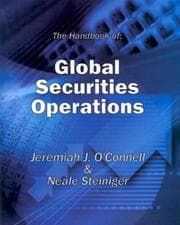 Tapa de Handbook of Global Securities Operations