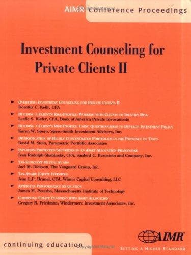 Tapa de 2002 CFA level I study guide