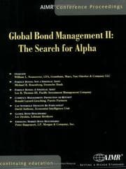 Tapa de Global bond management II : the search for alpha