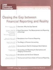 Tapa de Closing the Gap between Financial Reporting and Reality