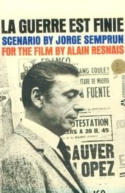 Tapa de Scenario by Jorge Semprun for the film by Alain Resnais