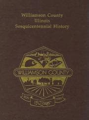 Tapa de Williamson County Illinois sesquicentennial history