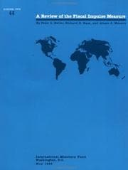 Tapa de A review of the fiscal impulse measure