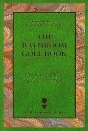 Tapa de The Bathroom Golf Book