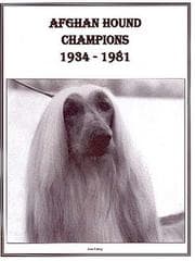 Tapa de Afghan Hound champions, 1934-1981