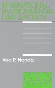 Tapa de International environmental law & policy