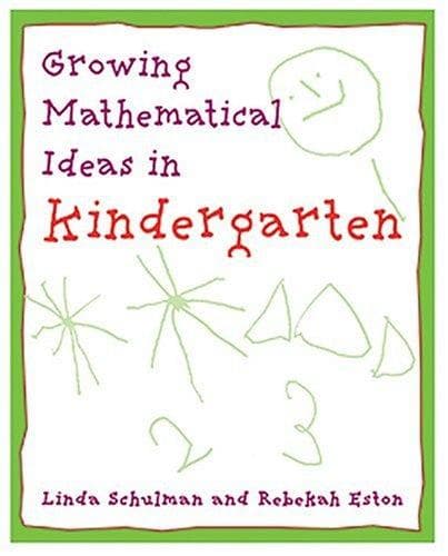 Tapa de Growing mathematical ideas in kindergarten