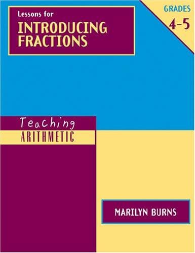 Tapa de Lessons for Introducing Fractions