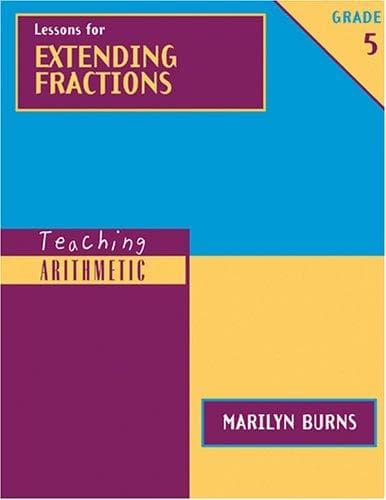 Tapa de Lessons for Extending Fractions