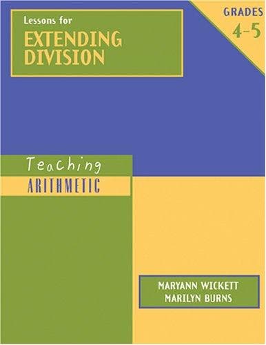 Tapa de Lessons for extending division