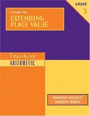 Tapa de Lessons for extending place value