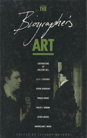 Tapa de The Biographer's art