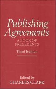Tapa de Publishing Agreements