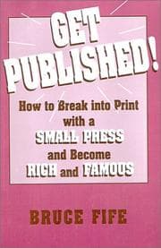 Tapa de Get published!