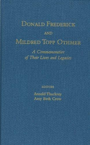 Tapa de Donald Frederick and Mildred Topp Othmer