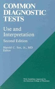 Tapa de Common diagnostic tests