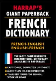 Tapa de Harrap's Giant Paperback French Dictionary