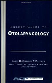 Tapa de Expert guide to otolaryngology