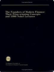 Tapa de The founders of modern finance
