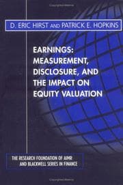 Tapa de Earnings