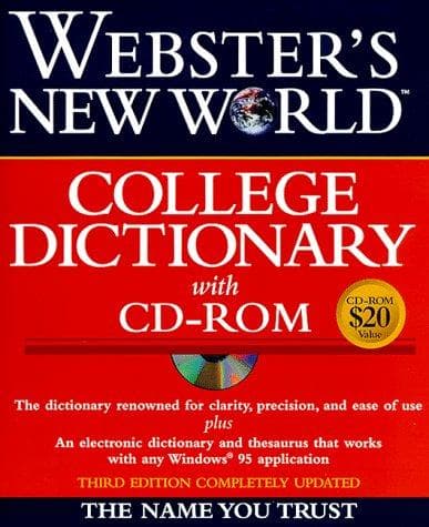 Tapa de Webster's New World college dictionary