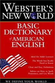 Tapa de Webster's New World basic dictionary of American English