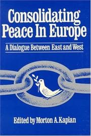 Tapa de Consolidating peace in Europe