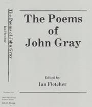 Tapa de The poems of John Gray