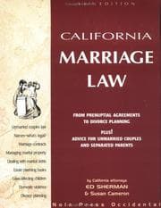 Tapa de California Marriage Law