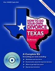 Tapa de How to Do Your Own Divorce in Texas