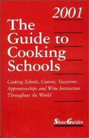 Tapa de The Guide to Cooking Schools 2001 (Guide to Cooking Schools)