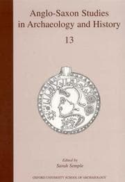 Tapa de Anglo-saxon Studies in Archaeology and History