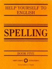 Tapa de Spelling (Help Yourself to English)