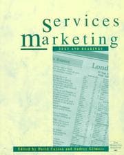 Tapa de Services marketing
