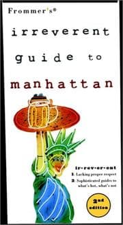 Tapa de Frommer's Irreverent Guide to Manhattan (Frommer's Irreverent Guides)