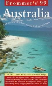 Tapa de Frommer's 99 Australia