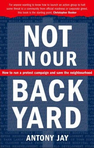 Tapa de Not in Our Back Yard
