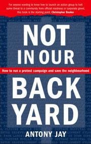 Tapa de Not in Our Back Yard