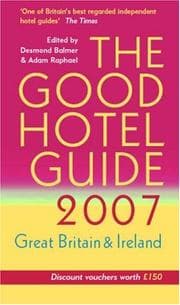 Tapa de The good hotel guide 2007