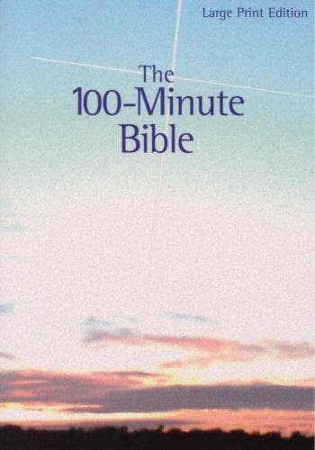 Tapa de The 100-Minute Bible