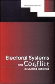 Tapa de Electoral systems and conflict in divided societies