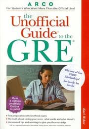 Tapa de The Unofficial Guide to the Gre (Unofficial Test-Prep Guides)